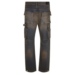Jeans*Amiri Stack Workman Jeans in Blue