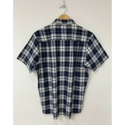 Fitness And Gym Tops*Another Influence Check Regular Fit Point Collar Shirt in Blue