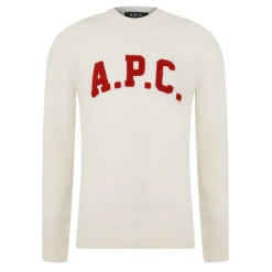 Knitwear*APC Joshua Pullover Jumper in White