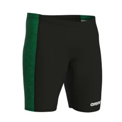 Fitness And Gym Shorts*Arena Mens Abstract Tiles Jammer Swim Shorts in black green