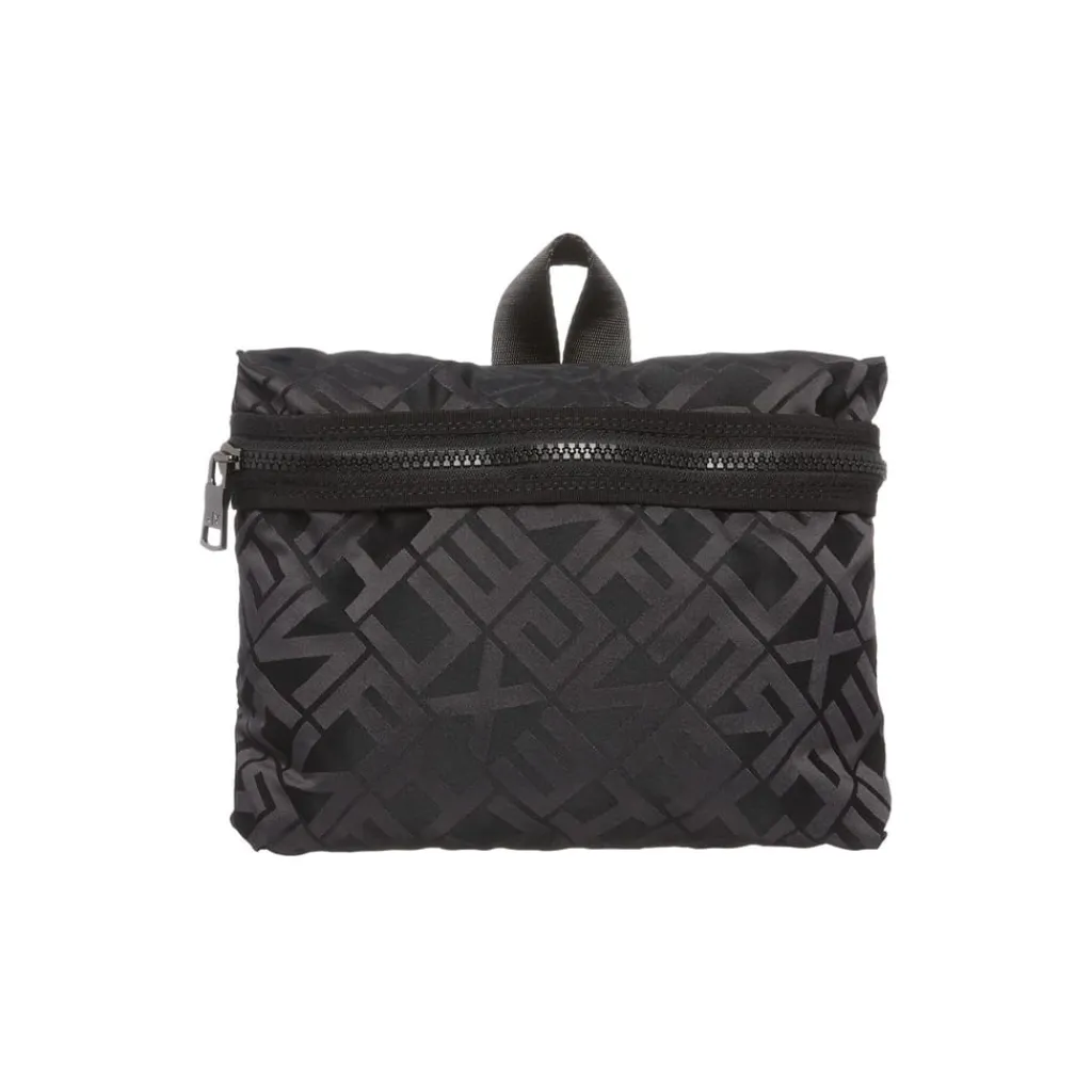 Bags*Armani Exchange Exchange All Over Logo Backpack in Black