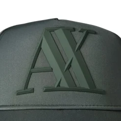 Caps-Hats*Armani Exchange Logo Print Baseball Cap in Grey