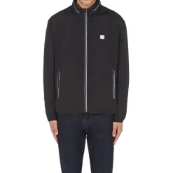 Coats And Jackets*Armani Exchange Mens Exchange Patch Logo Jacket in Black