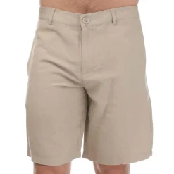 Shorts*Armani Exchange Mens Linen Rayon Twill Shorts in Beige