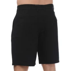 Shorts*Armani Exchange Mens Linen Rayon Twill Shorts in Navy