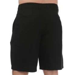 Shorts*Armani Exchange Mens Linen Rayon Twill Shorts in Black