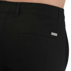 Shorts*Armani Exchange Mens Linen Rayon Twill Shorts in Black