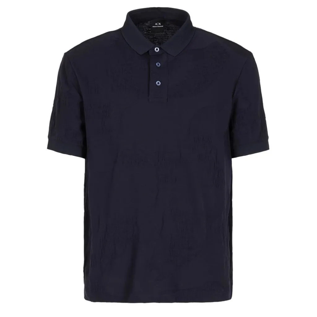 Polo Shirts*Armani Exchange Short Sleeve Polo in Blue