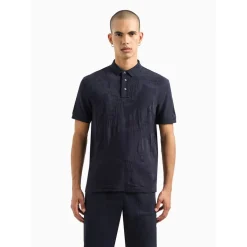 Polo Shirts*Armani Exchange Short Sleeve Polo in Blue