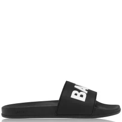Beach Shoes*BALR Logo Sliders in Black