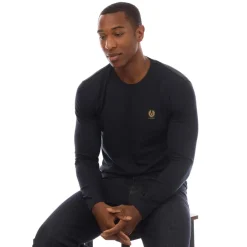 T-Shirts And Vests*Belstaff Cotton Jersey Long Sleeve T-Shirt in inkwell