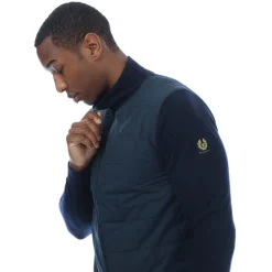 Knitwear*Belstaff Kelbrook Zip Cardigan in Navy