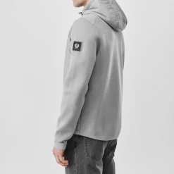 Knitwear*Belstaff Pima Cotton Vert Full Zip Cardigan in Grey