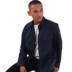 Shirts*Belstaff Scale Shirt in Navy