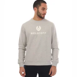 Sweatshirts*Belstaff Signature Crewneck Sweatshirt in Silver