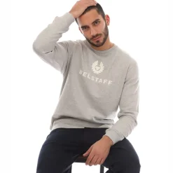 Sweatshirts*Belstaff Signature Crewneck Sweatshirt in Silver
