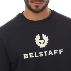 Sweatshirts*Belstaff Signature Crewneck Sweatshirt in Navy