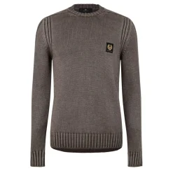 Knitwear*Belstaff Watch Crew Jumper in Brown