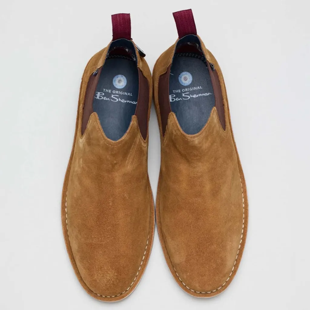 Footwear|Boots*Ben Sherman Garcia Chelsea Boots in Tan