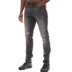 Jeans*Bench Mens Duddley Slim Jeans in Grey