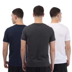 T-Shirts And Vests*Bench Somerset Logo 3 Pack T-Shirts in Navy White Grey