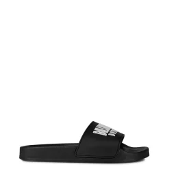 Beach Shoes*Billionaire Boys Club Logo Sliders in Black