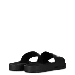 Beach Shoes*Billionaire Boys Club Logo Sliders in Black