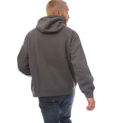 Sweatshirts*Blood Brother Badged Basket Hoodie in Grey