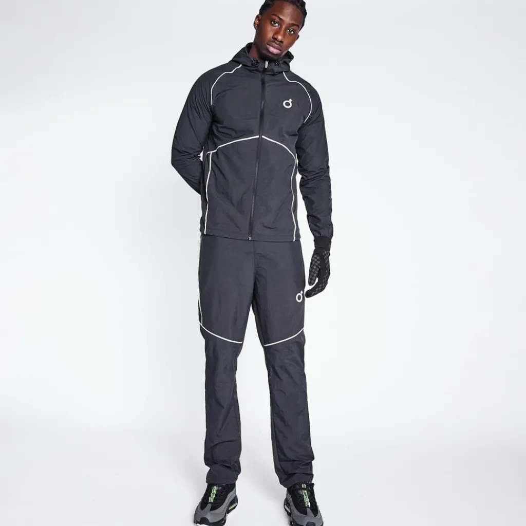 Coats And Jackets*Blood Brother Tech Hooded Performance Jacket in Black