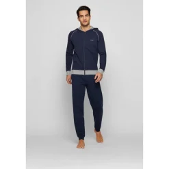 Trousers*Boss And Match Jogging Bottoms in Grey