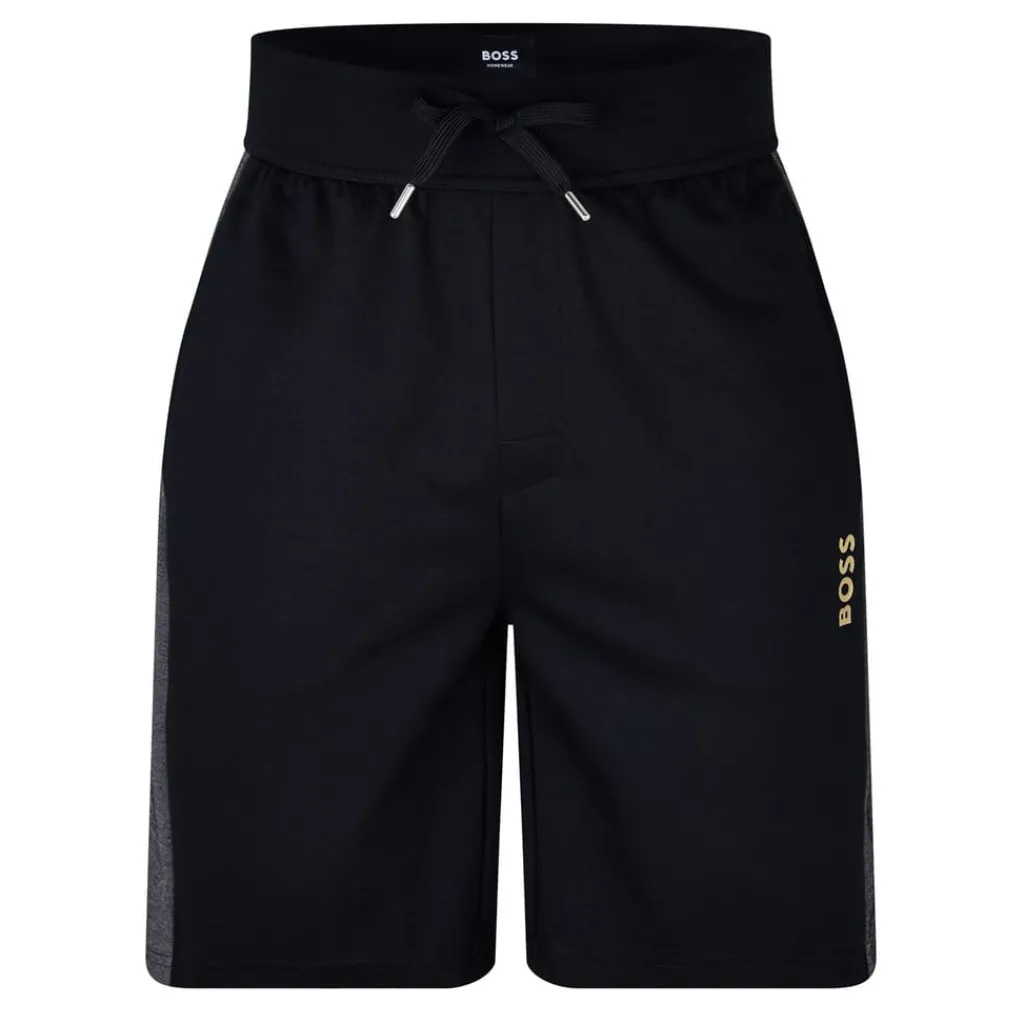 Shorts*Boss Athletic Shorts with Elasticated Waistband in Black