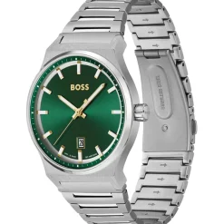 Jewellery-Watches*Boss Candor Stainless Steel Bracelet Watch in Silver