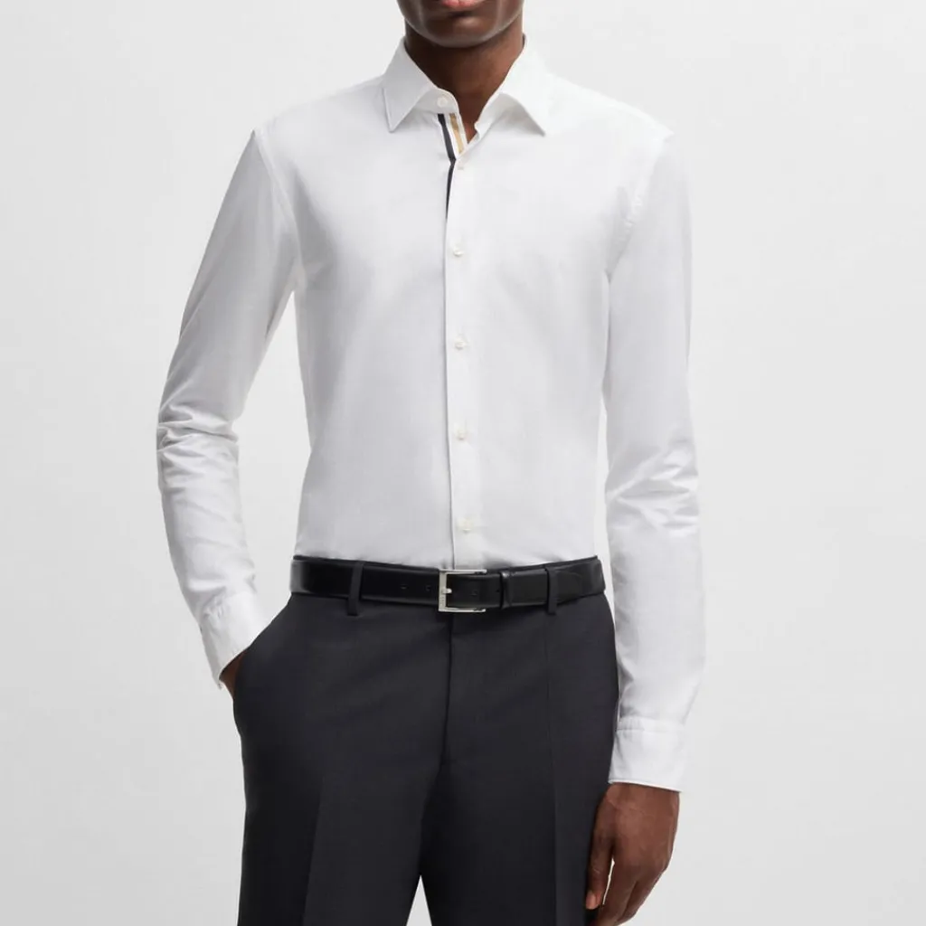 Formalwear*Boss Casual-Fit Shirt in White