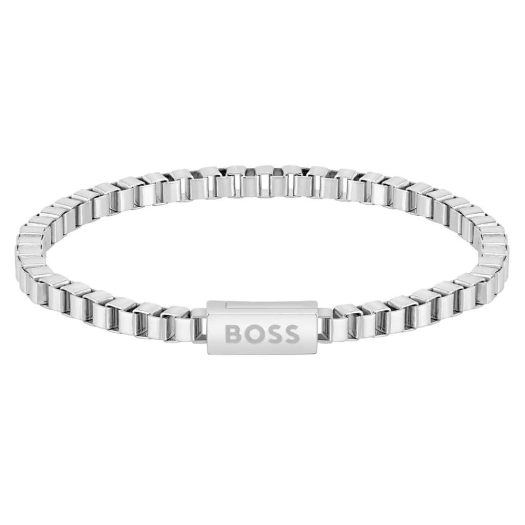 Jewellery-Watches*Boss Chain For Him Stainless Steel Bracelet in Silver