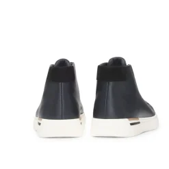 Trainers|Footwear*Boss Clint High-Top Trainers in Dark Blue