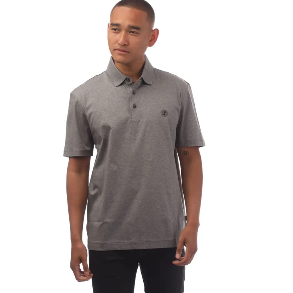 Polo Shirts*Boss C-Parris Double Monogram Polo Shirt in Grey