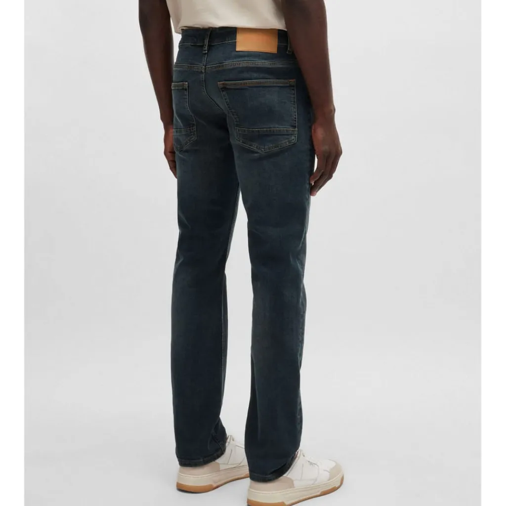 Jeans*Boss Delaware Slim-Fit Jeans in Dark Blue