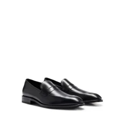 Shoes*Boss Derrek Loafer Shoes in Black