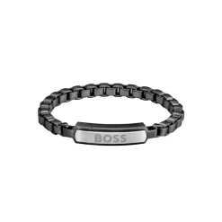 Jewellery-Watches*Boss Devon Box Chain Bracelet in Black