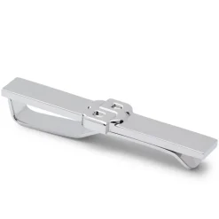 Jewellery-Watches|Formalwear*Boss Double B Monogram Brass Tie Clip in Silver