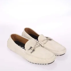 Shoes|Footwear*Boss Driver Moccasin Shoes in White
