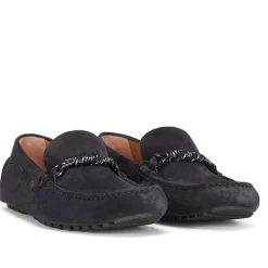Shoes*Boss Driver Moccasin Shoes in Dark Blue