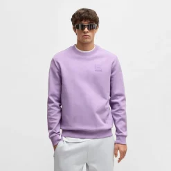 Sweatshirts*Boss Drop Needle Crewneck Sweatshirt in Purple