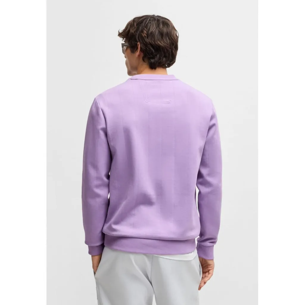 Sweatshirts*Boss Drop Needle Crewneck Sweatshirt in Purple