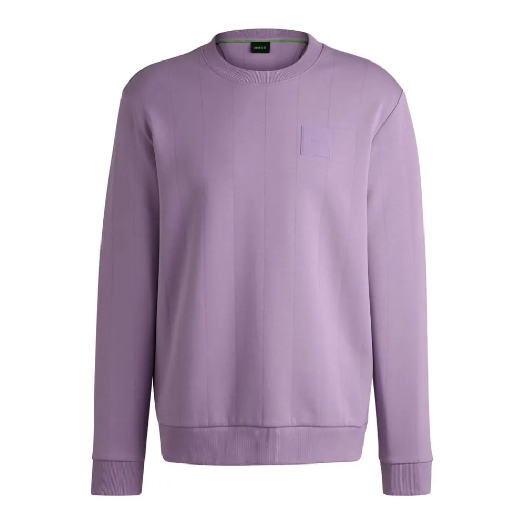 Sweatshirts*Boss Drop Needle Crewneck Sweatshirt in Purple