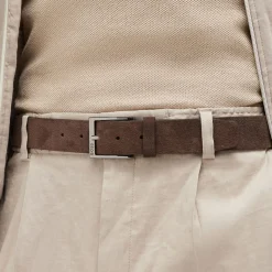 Belts*Boss Elloy Leather Belt in Brown