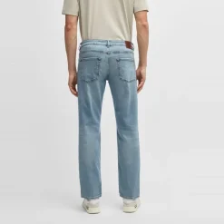 Jeans*Boss Five Pocket Design Regular Fit Jeans in Blue
