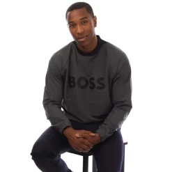 Sweatshirts*Boss Golf Pullover Crewneck Sweatshirt in Grey