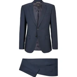 Formalwear*Boss H-Huge 3 Piece Suit in Dark Blue