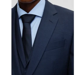 Formalwear*Boss H-Huge 3 Piece Suit in Dark Blue